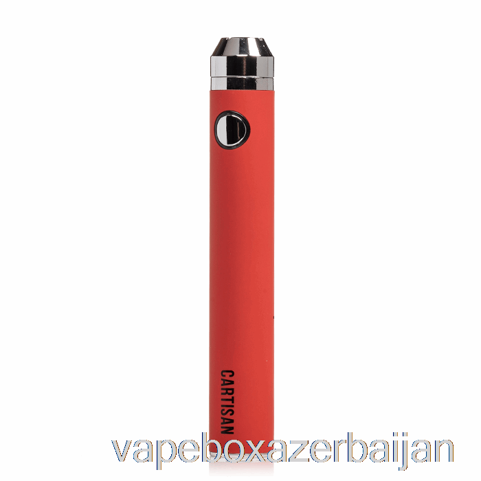 Vape Smoke Cartisan Button VV 1300 510 Battery Red